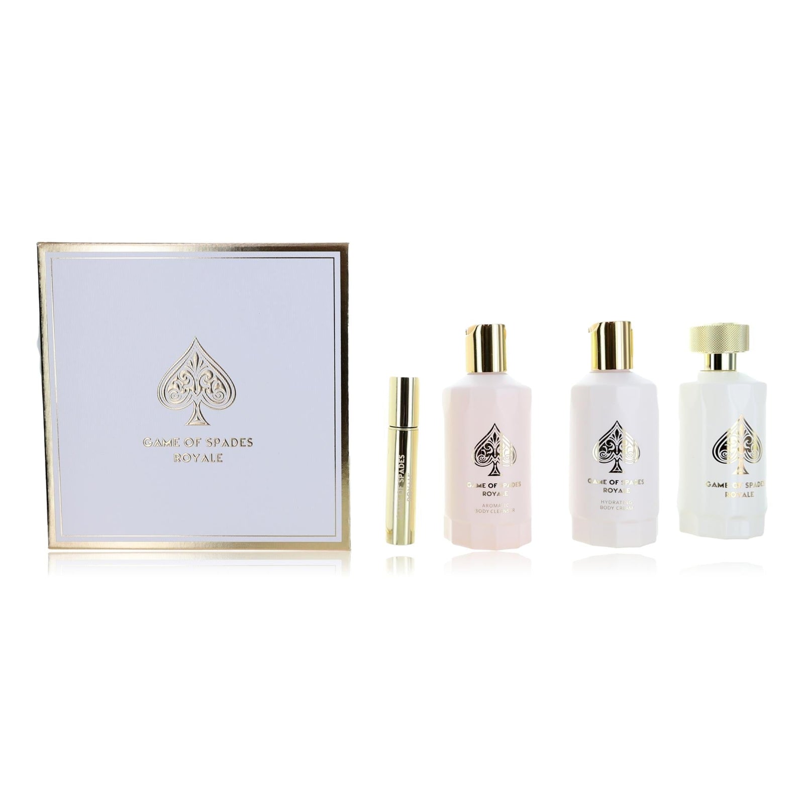 Game Of Spades Royale By Jo Milano, 4 Piece Gift Set For Unisex - Rochan Shop