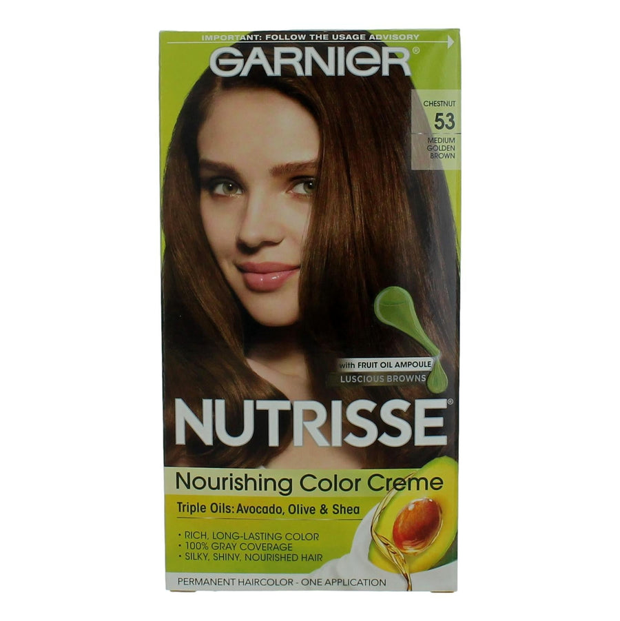 Garnier Hair Color Nutrisse Coloring Creme By Garnier, Hair Color Chestnut 53 - Rochan Shop