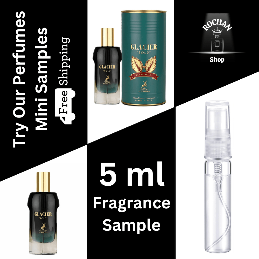 Glacier Bold By Maison Alhambra Eau De Parfum Spray 5 ml Sample (Men) - Rochan Shop
