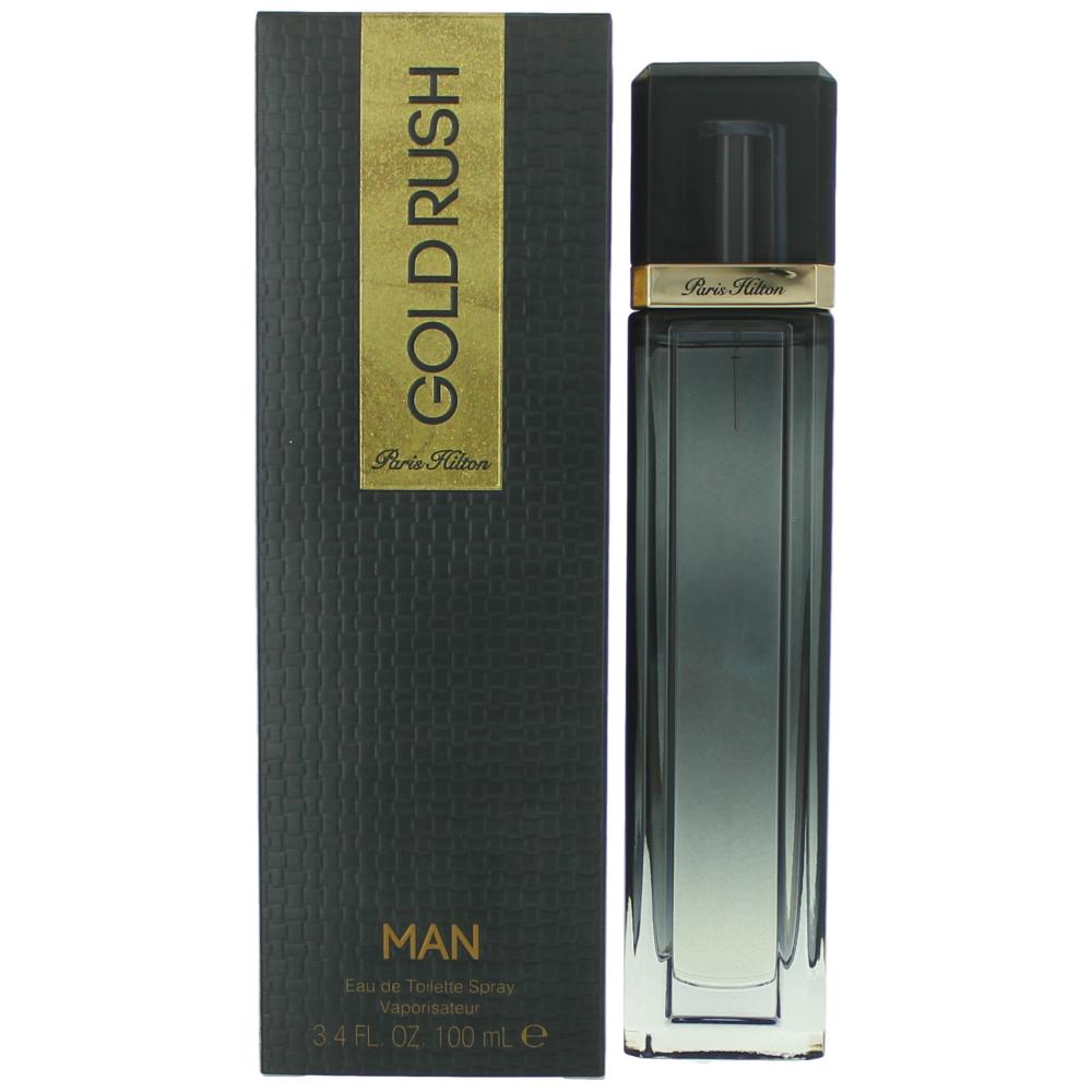 Gold Rush By Paris Hilton, 3.4 Oz Edp Spray For Men - Rochan Shop