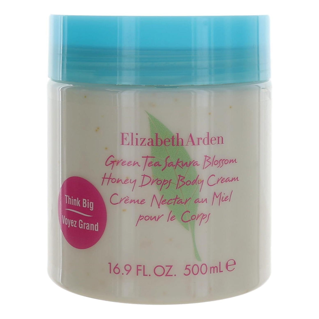 Green Tea Sakura Blossom By Elizabeth Arden, 16.9oz Honey Drops Body Cream Women - Rochan Shop