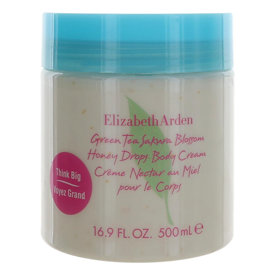 Green Tea Sakura Blossom By Elizabeth Arden, 16.9oz Honey Drops Body Cream Women - Rochan Shop