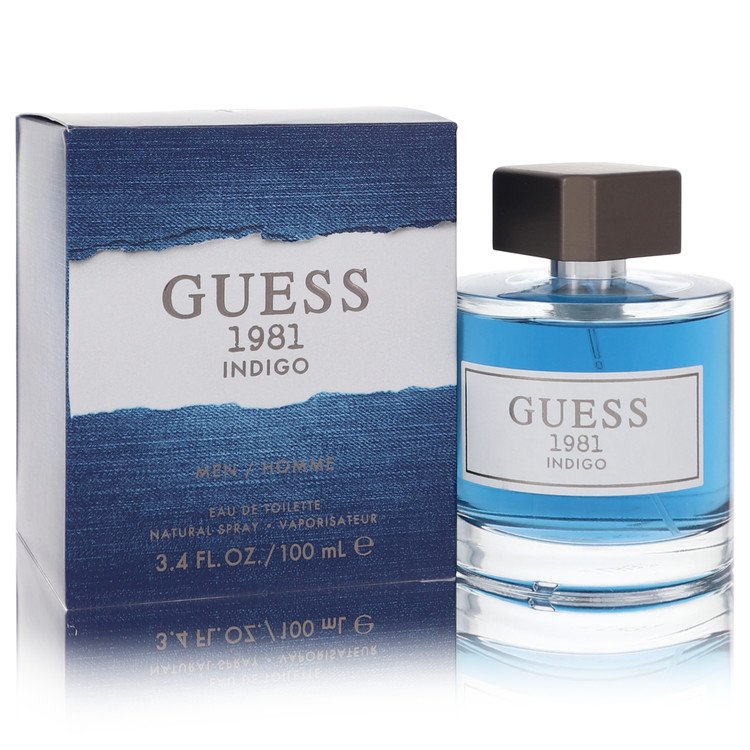 Guess 1981 Indigo By Guess Eau De Toilette Spray 3.4 Oz (Men)