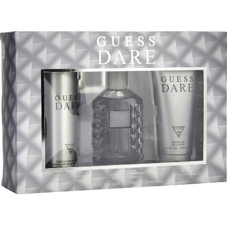 Guess Dare 3 Piece Gift Set Guess Men's Gift Sets - Rochan Shop