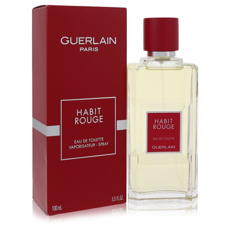 Habit Rouge By Guerlain Cologne / Eau De Toilette Spray 3.4 Oz (Men) - Rochan Shop