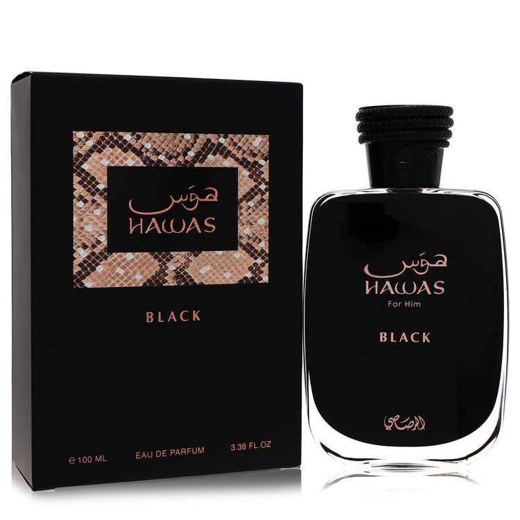 Hawas Black Eau De Parfum Spray By Rasasi (Men) - Rochan Shop