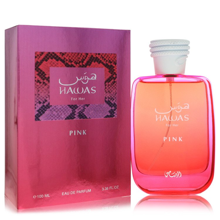 Hawas Pink By Rasasi Eau De Parfum Spray 3.38 Oz (Women) - Rochan Shop