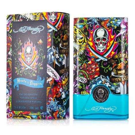 Ed Hardy Hearts & Daggers Eau De Toilette Christian Audigier (Men) - Rochan Shop