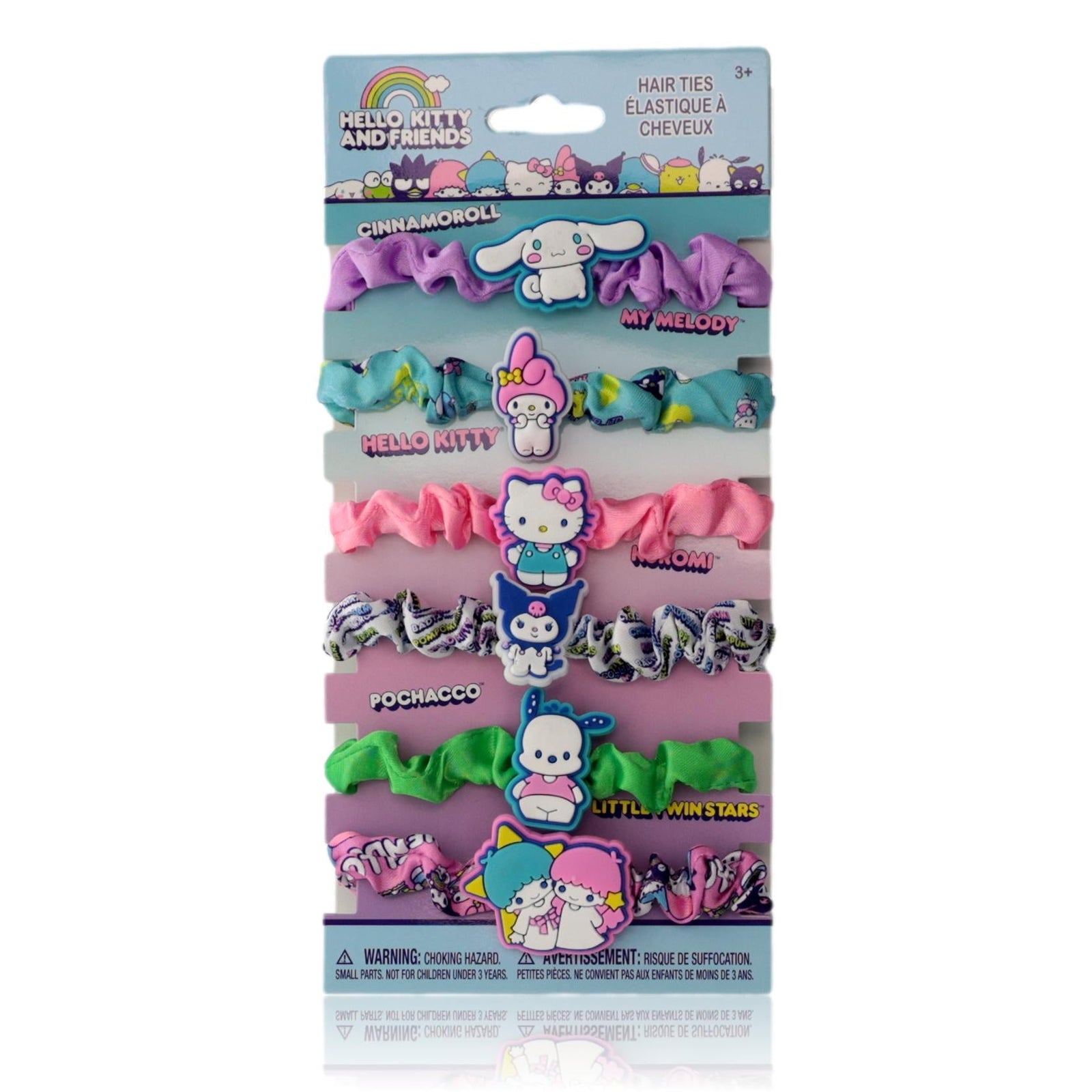 Hello Kitty & Friends By Hello Kitty, Hair Tie Set 6 Pack - Rochan Shop