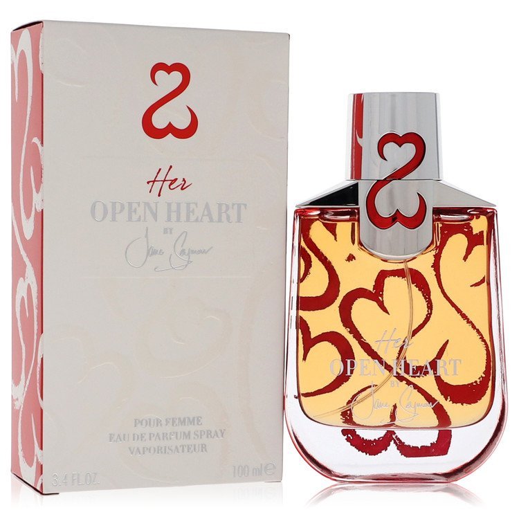 Her Open Heart Eau De Parfum Spray With Free Jewelry Roll By Jane Seymour (Women) - Rochan Shop