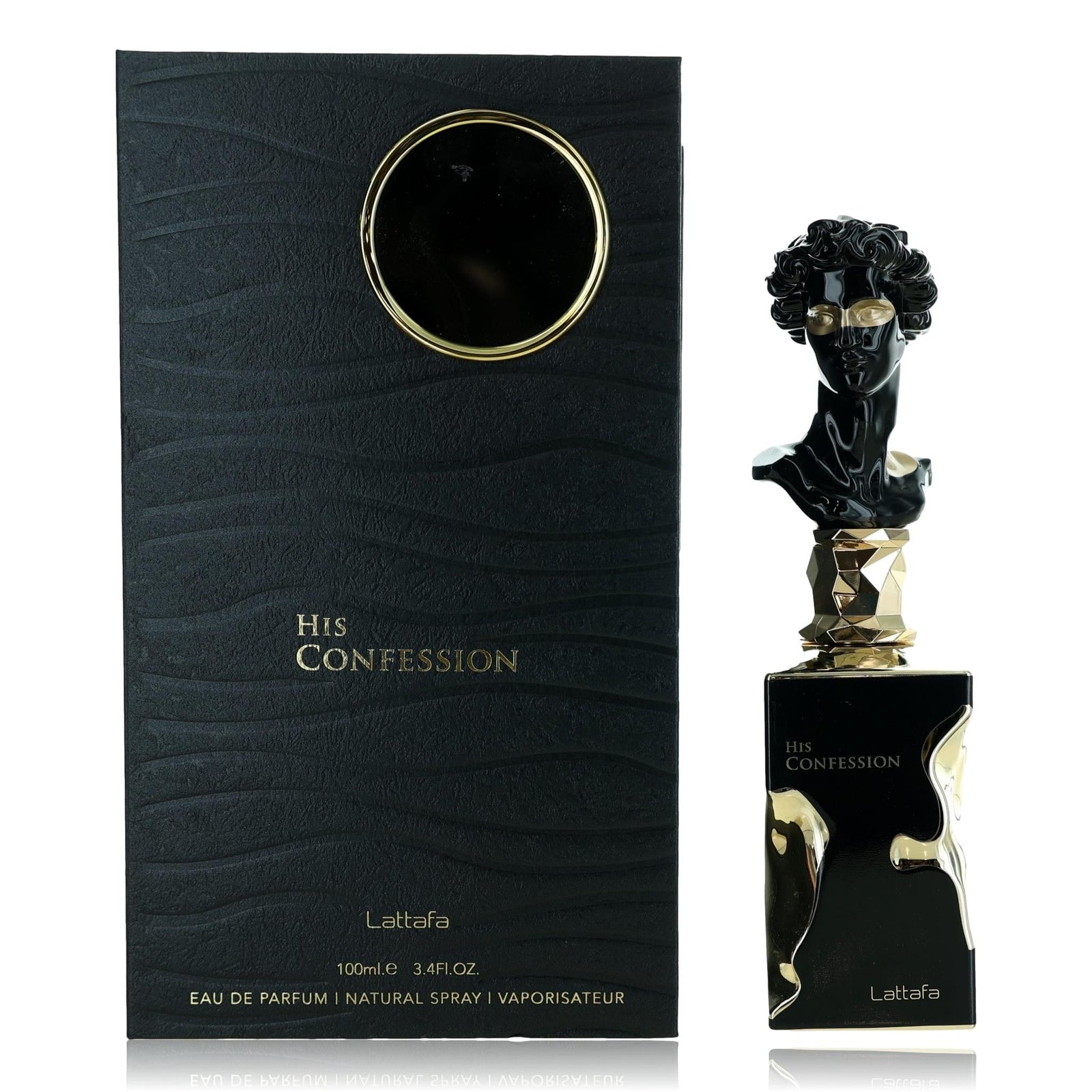 His Confession By Lattafa, 3.4 Oz Edp Spray For Men - Rochan Shop