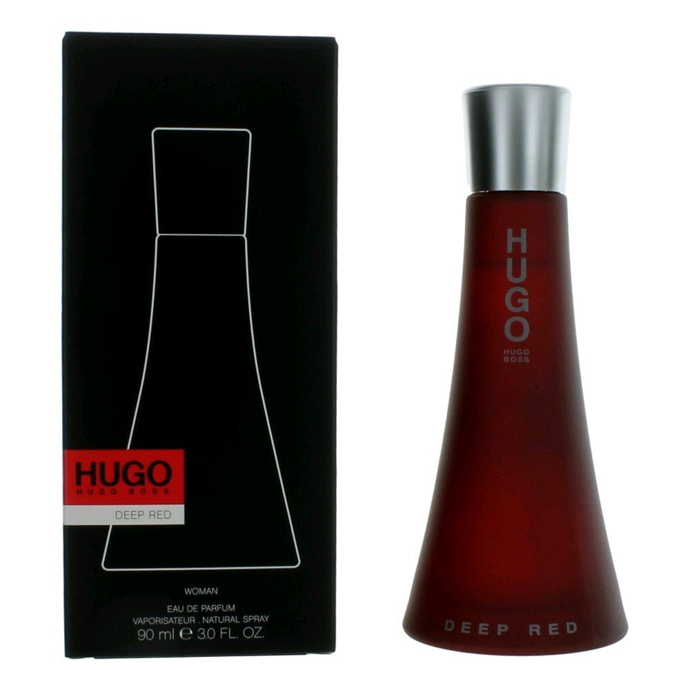 Hugo Deep Red By Hugo Boss, 3 Oz Edp Spray For Women - Rochan Shop