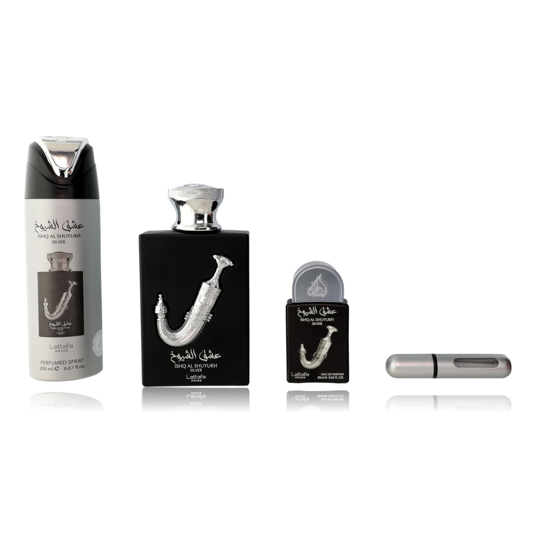 Ishq Al Shuyukh By Lattafa, 3 Piece Gift Set For Unisex - Rochan Shop