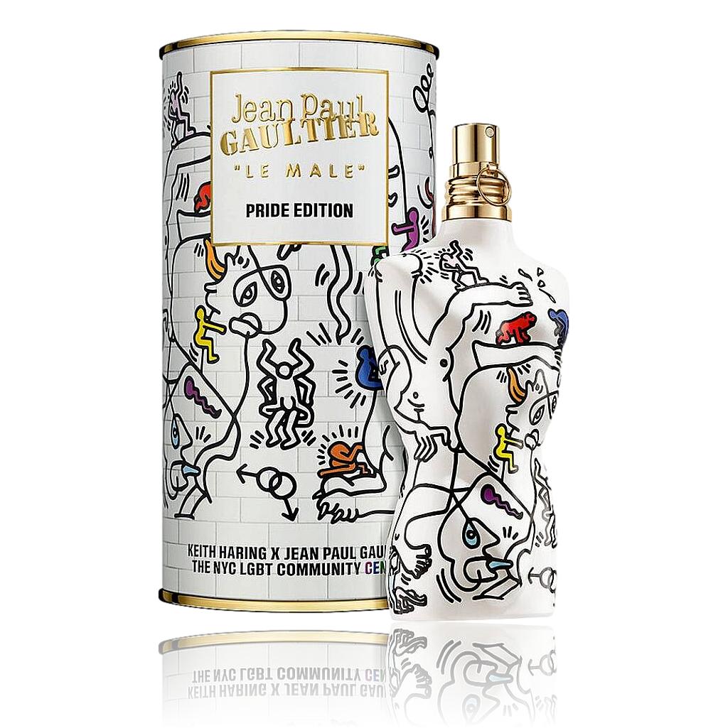 Jean Paul Gaultier Le Male By Jpg 4.2 Edt Spray Men Pride Edition X Keith Haring - Rochan Shop