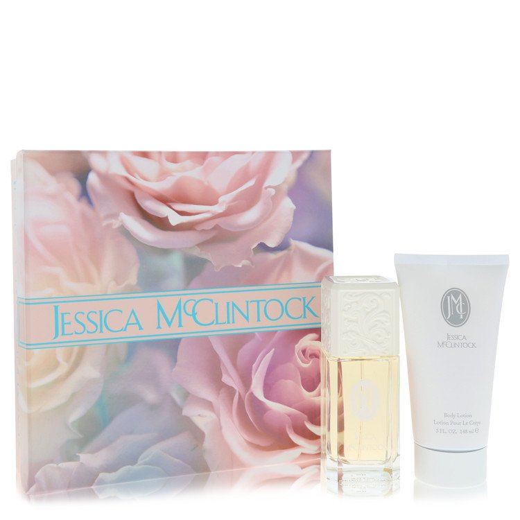 Jessica Mc Clintock By Jessica Mc Clintock Gift Set 3.4 Oz Eau De Parfum Spray + 5 Oz Body Lotion (Women) - Rochan Shop