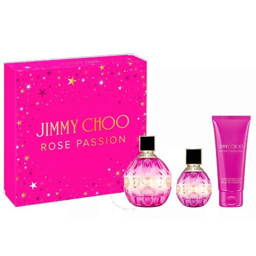 Jimmy Choo Rose Passion 3 Piece Gift Set Jimmy Choo Women's Gift Sets