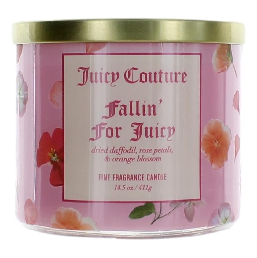 Juicy Couture 14.5 Oz Soy Wax Blend 3 Wick Candle Fallin' For Juicy - Rochan Shop