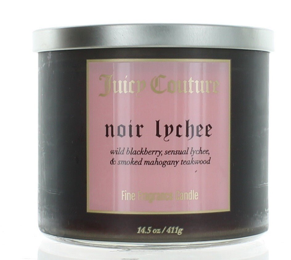 Juicy Couture 14.5 Oz Soy Wax Blend 3 Wick Candle Noir Lychee - Rochan Shop