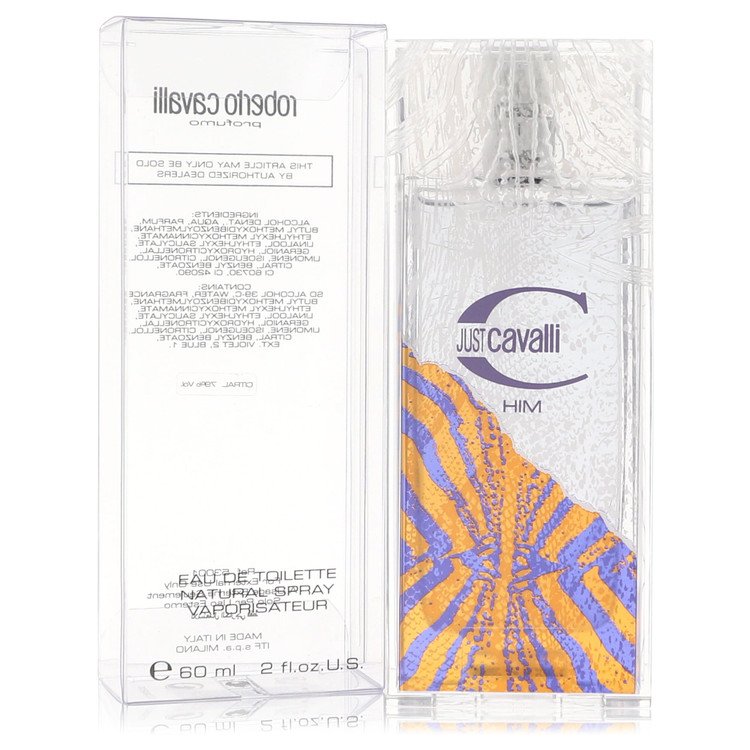 Just Cavalli Eau De Toilette Spray By Roberto Cavalli (Men) - Rochan Shop