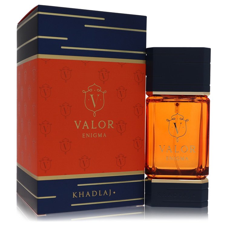 Khadlaj Valor Enigma Eau De Parfum Spray By Khadlaj (Men) - Rochan Shop
