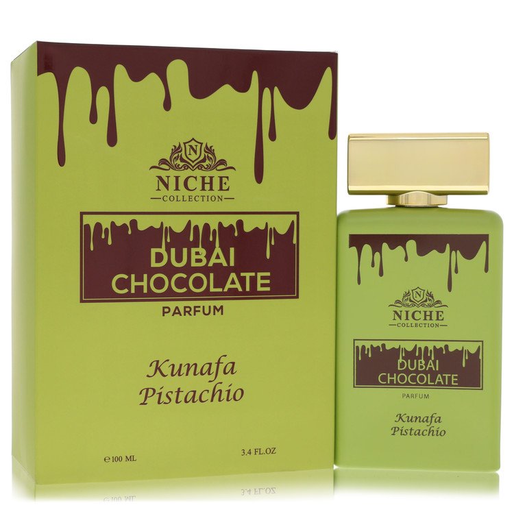 Khalis Niche Dubai Chocolate Kunafa Pistachio By Khalis Parfum Spray 3.4 Oz (Men) - Rochan Shop