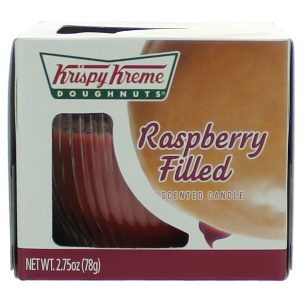 Krispy Kreme Scented Candle 2.75 Oz Jar Raspberry Filled - Rochan Shop