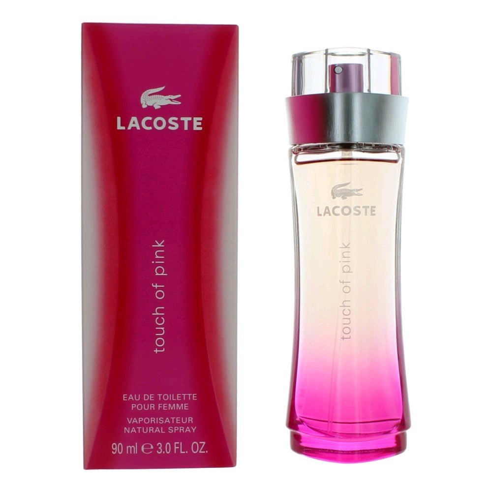 Lacoste Touch Of Pink By Lacoste, 3 Oz Edt Spray For Women - Rochan Shop
