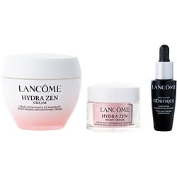 Lancome By Lancome Hydra Zen Skincare Set: Advanced Genefique Youth Concentred 10ml + Moisturising And Soothing Cream 50ml + Night Cream 15ml (Women) - Rochan Shop