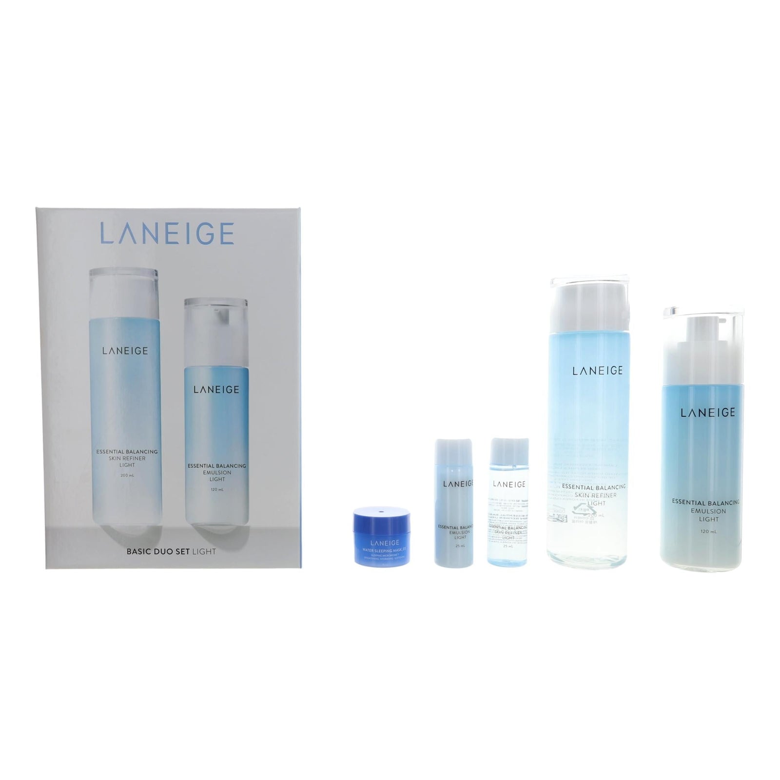 Laneige Basic Duo Set Light By Laneige, 5 Piece Set - Rochan Shop