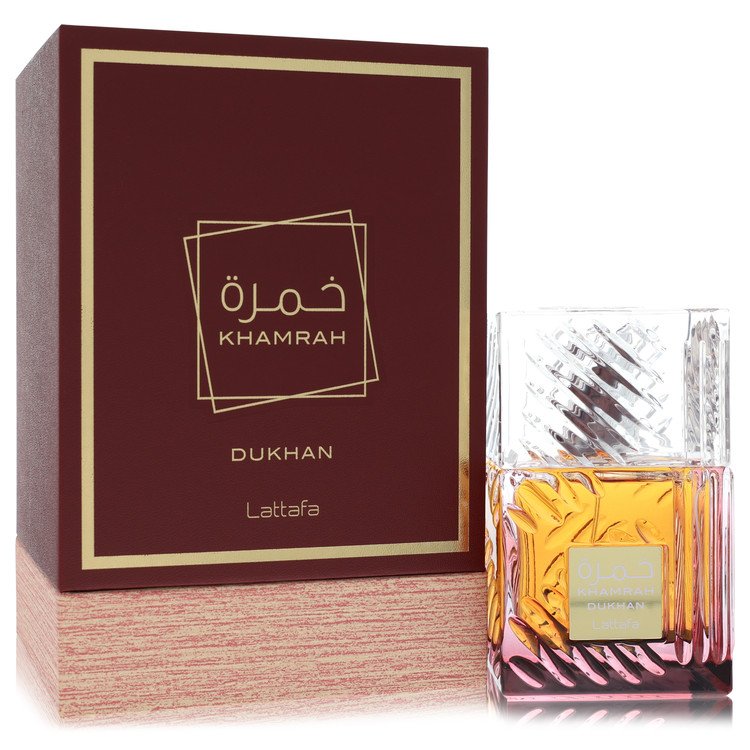 Lattafa Khamrah Dukhan By Lattafa Eau De Parfum Spray (Unisex) 3.4 Oz (Men) - Rochan Shop