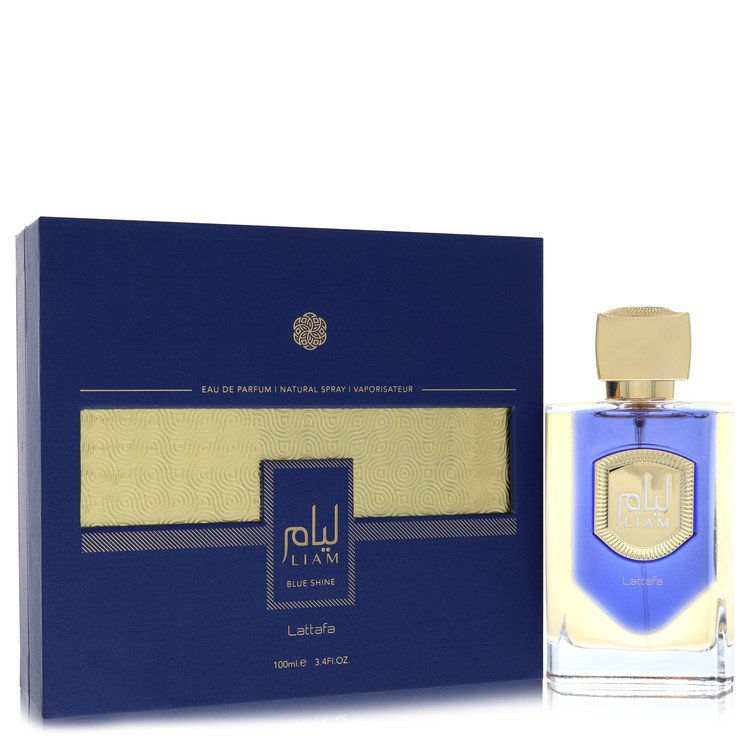 Lattafa Liam Blue Shine By Lattafa Eau De Parfum Spray (Unisex) 3.4 Oz (Men) - Rochan Shop
