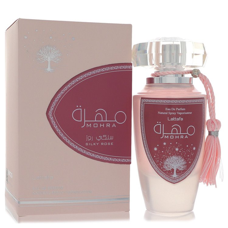 Lattafa Mohra Silky Rose Eau De Parfum Spray By Lattafa (Women) - Rochan Shop