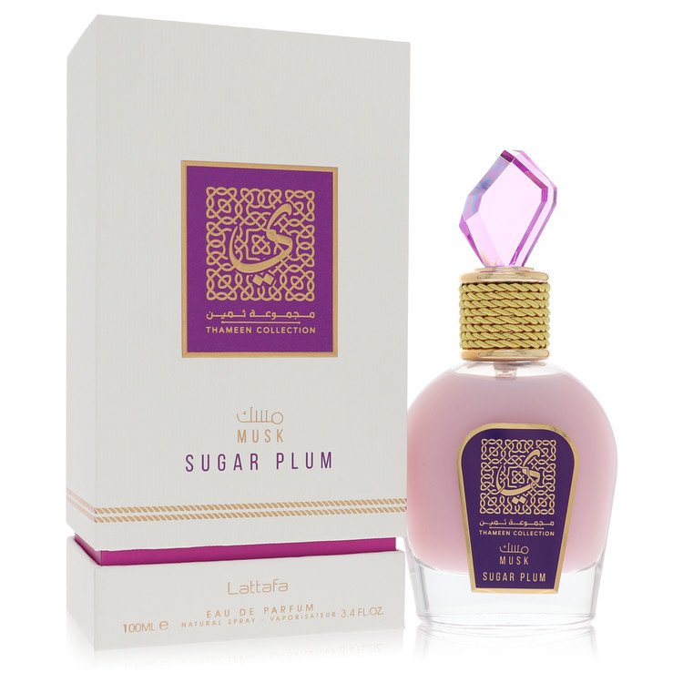 Lattafa Musk Sugar Plum Eau De Parfum Spray (Unisex) By Lattafa (Women) - Rochan Shop