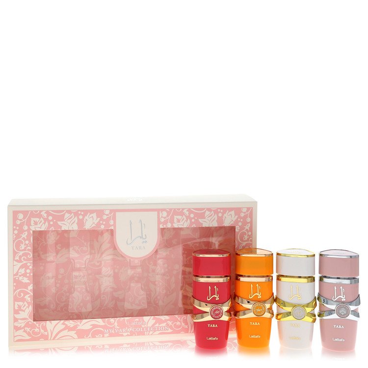Lattafa Yara By Lattafa Gift Set Mini My Yara Edp Collection Set Contains Yara, Yara Moi, Yara Tous, Yara Candy All Sized 0.08 Oz Edp (Women) - Rochan Shop