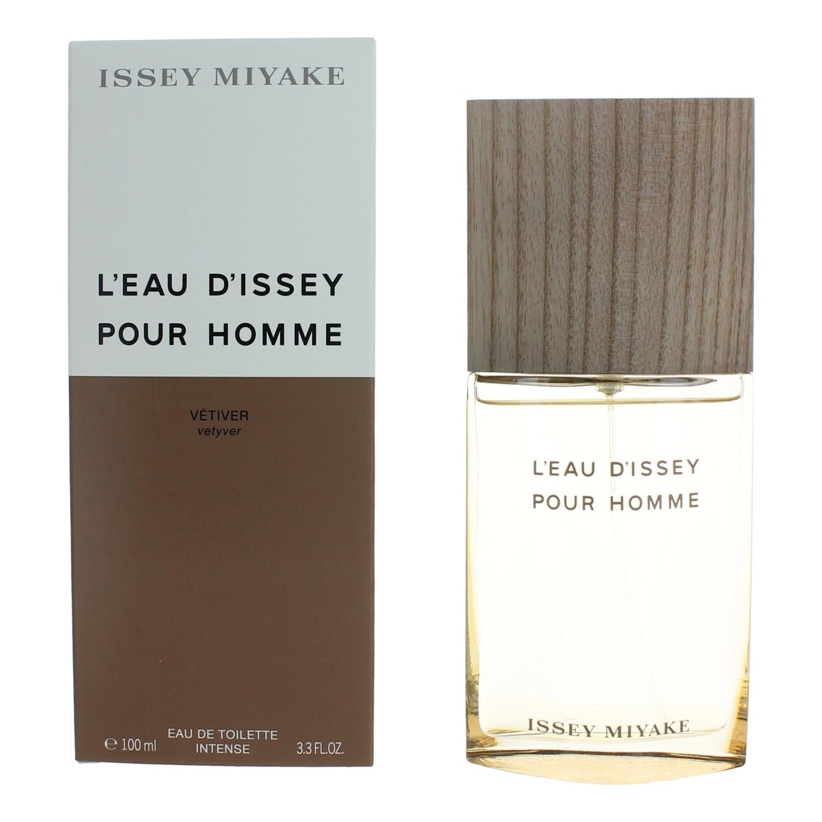 L'eau D'issey Pour Homme Vetiver By Issey Miyake, 3.3oz Edt Intense Spray Men - Rochan Shop