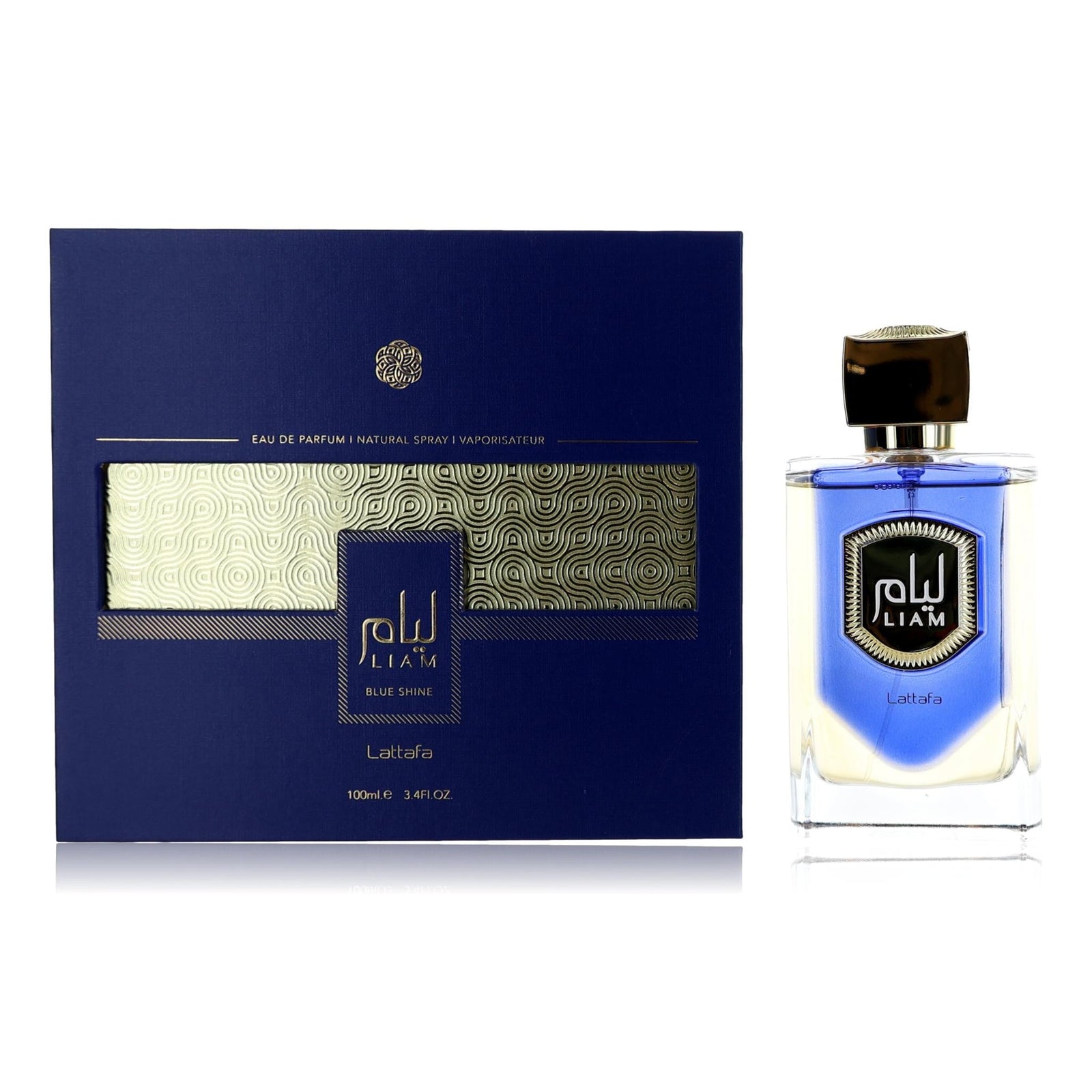 Liam Blue Shine By Lattafa, 3.4 Oz Edp Spray For Unisex - Rochan Shop