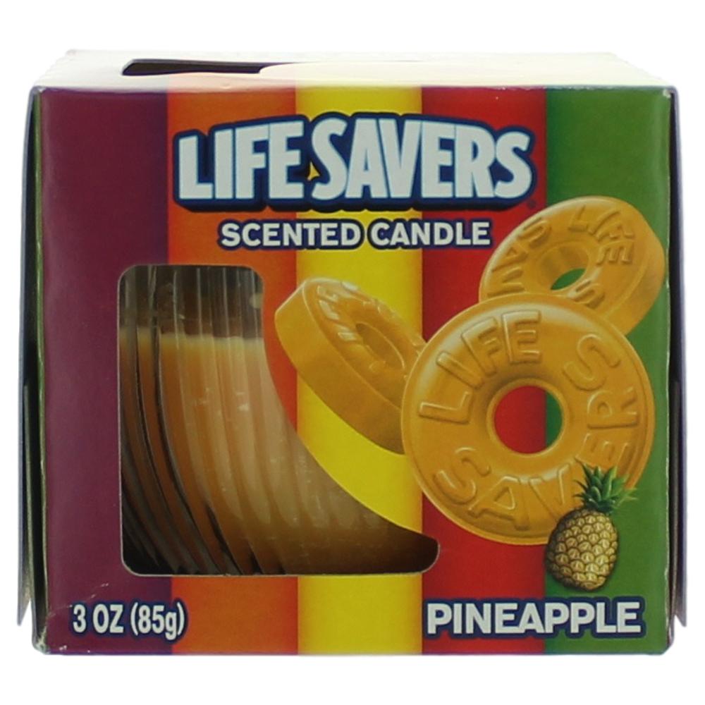 Life Savers Scented Candle 3 Oz Jar Pineapple - Rochan Shop