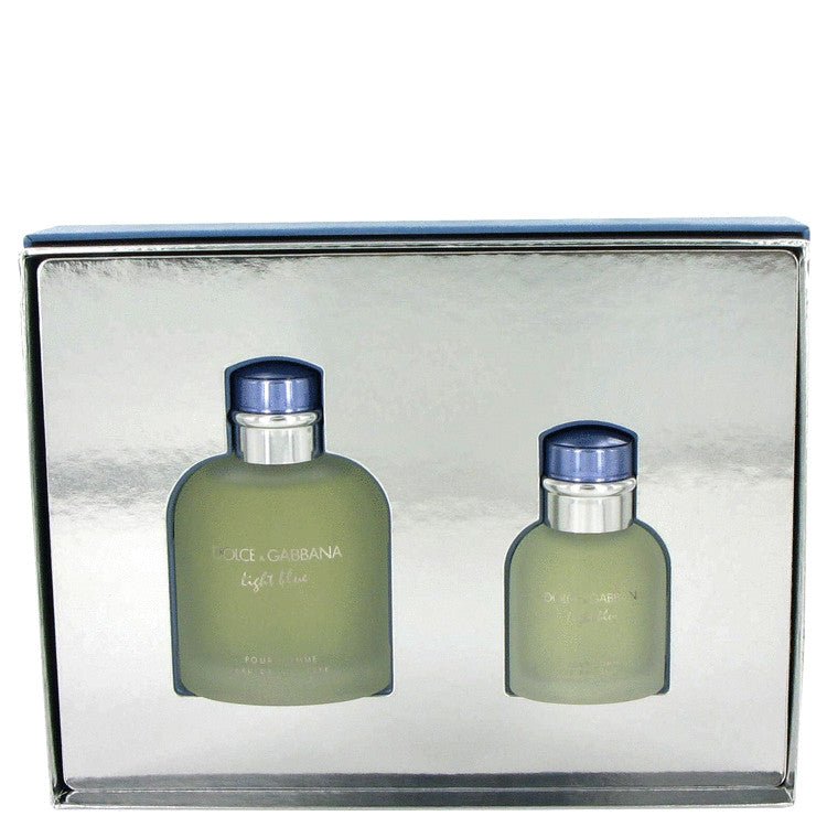 Light Blue By Dolce & Gabbana Gift Set 4.2 Oz Eau De Toilette Spray + 1.3 Oz Eau De Toilette Spray (Men) - Rochan Shop