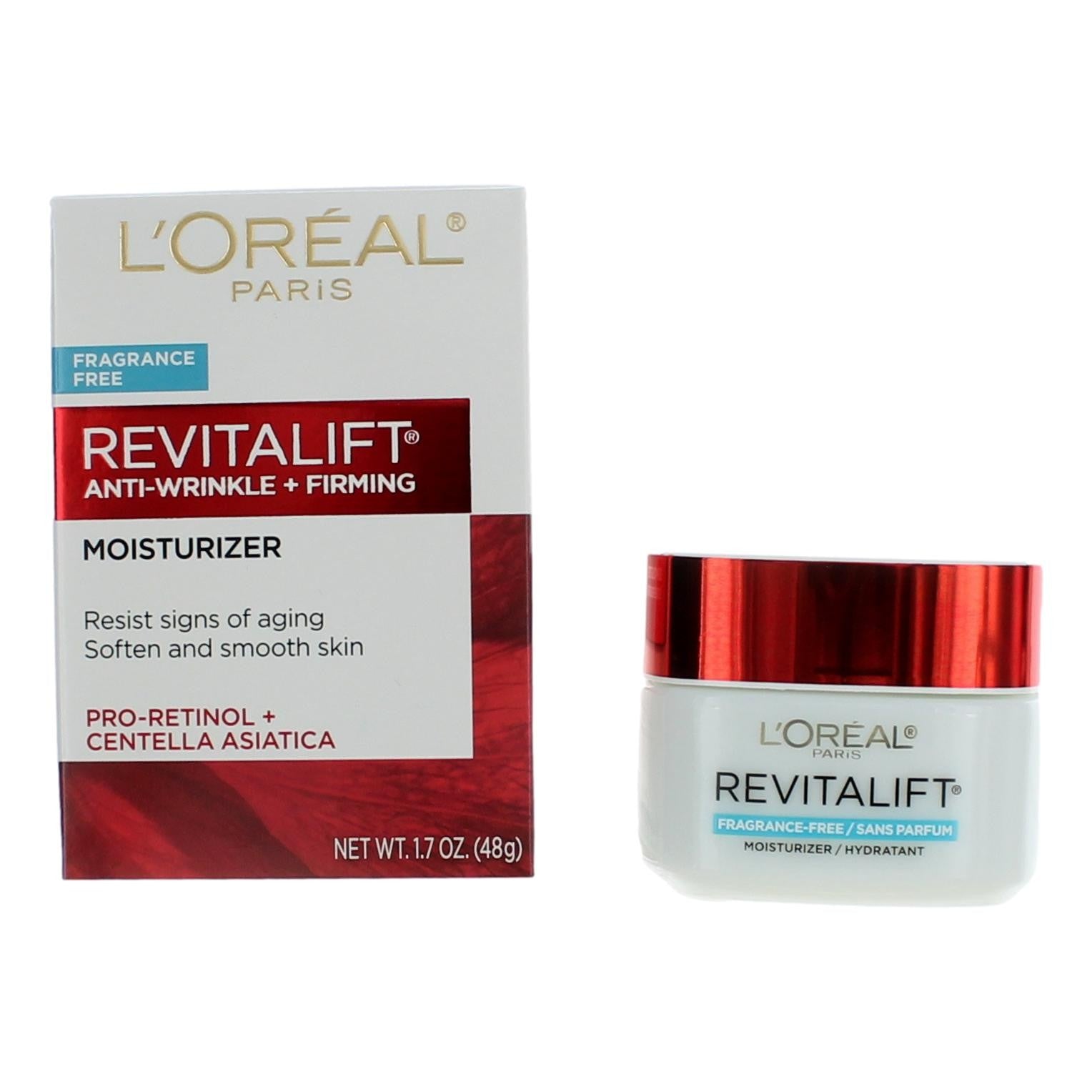 L'oreal Revitalift Anti Wrinkle & Firming, 1.7oz Fragrance Free Moisturizer - Rochan Shop