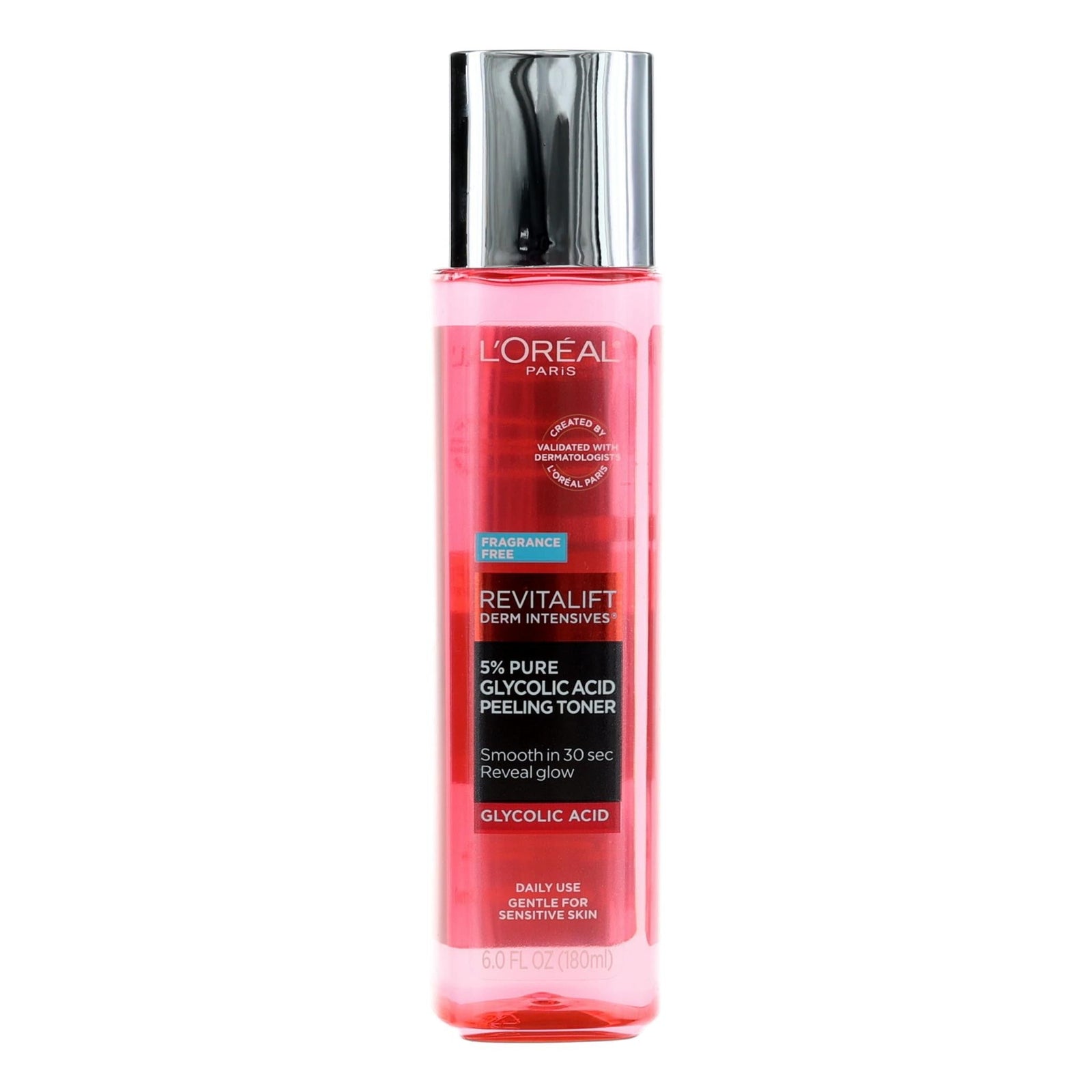 L'oreal Revitalift Derm Intensives, 6oz 5% Pure Glycolic Acid Peeling Toner - Rochan Shop