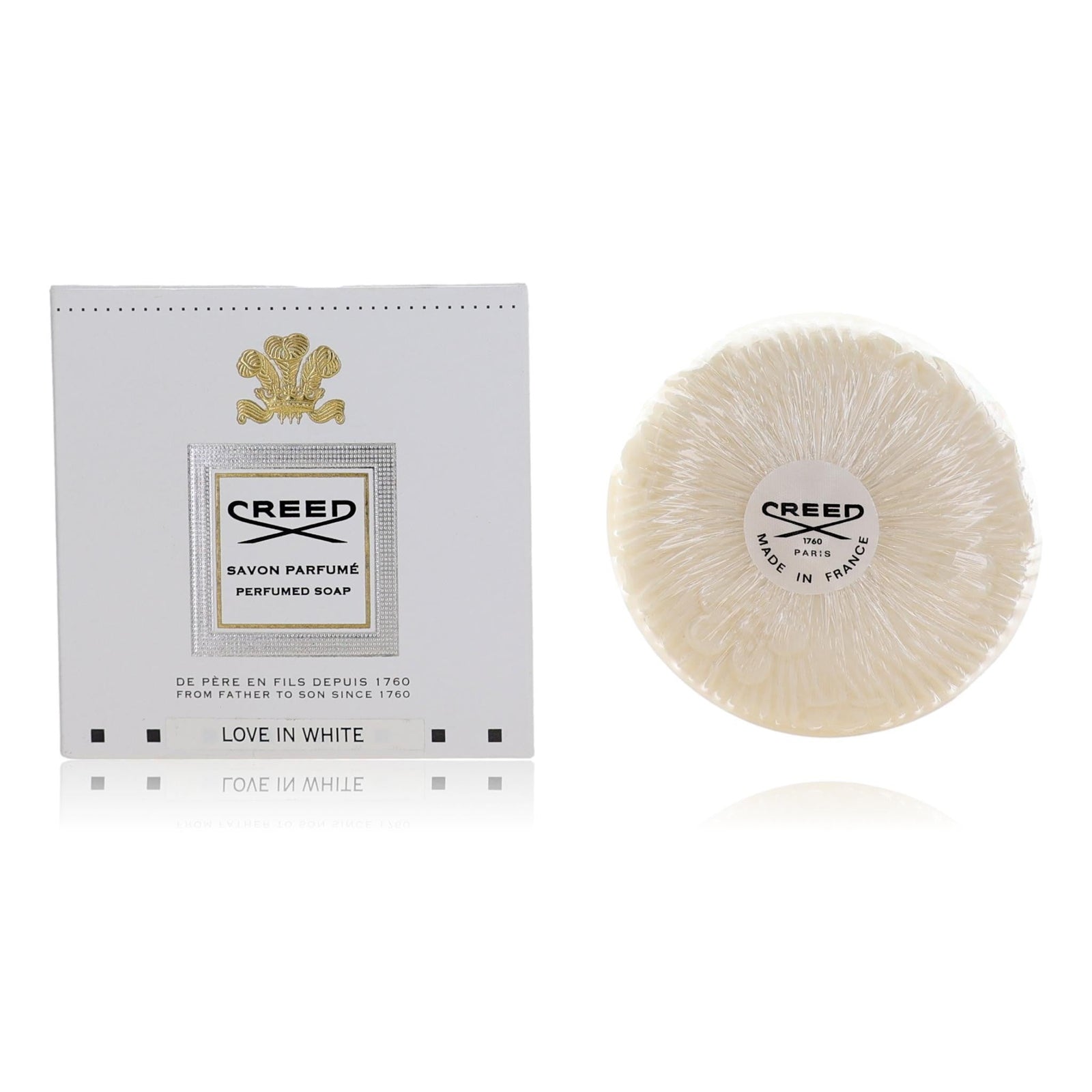 Love In White By Creed, 5.3 Oz Perfumed Soap For Women - Rochan Shop