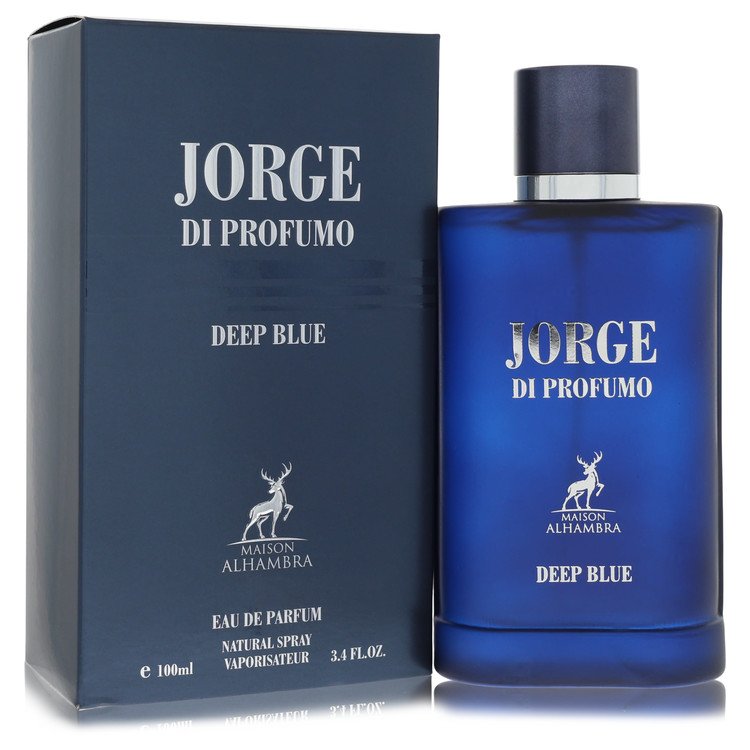 Maison Alhambra Jorge Di Profumo Deep Blue By Maison Alhambra Eau De Parfum Spray 3.4 Oz (Men) - Rochan Shop