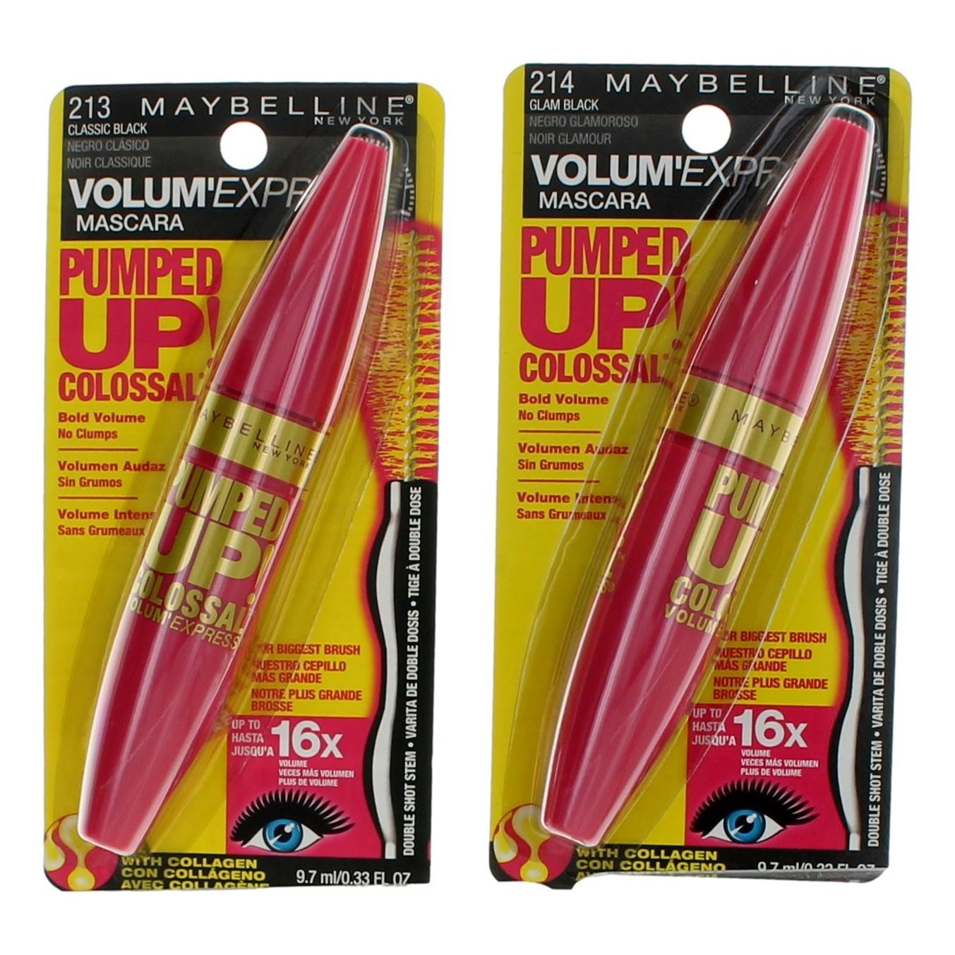 Maybelline Pumped Up Colossal Volum' Express By Maybelline. .33 Oz Mascara - Rochan Shop