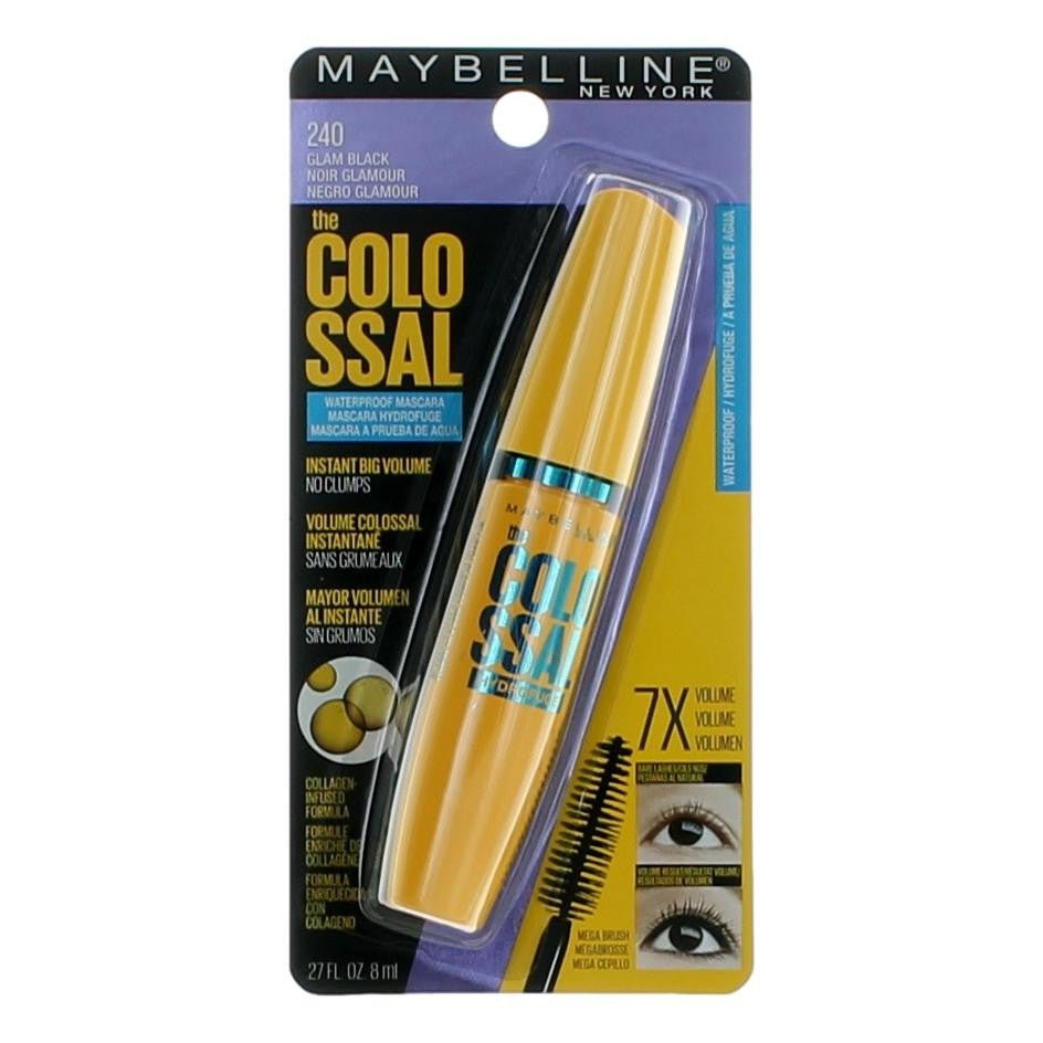 Maybelline The Colosal Waterproof Mascara By Maybelline, .27oz 240 Glam Black - Rochan Shop