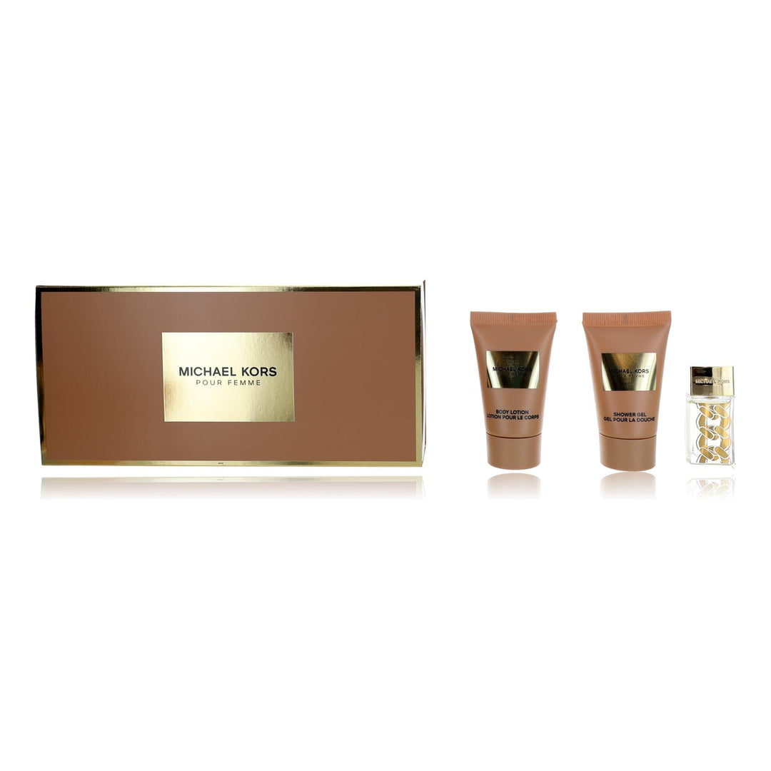 Michael Kors Pour Femme By Michael Kors, 3 Piece Mini Set For Women - Rochan Shop