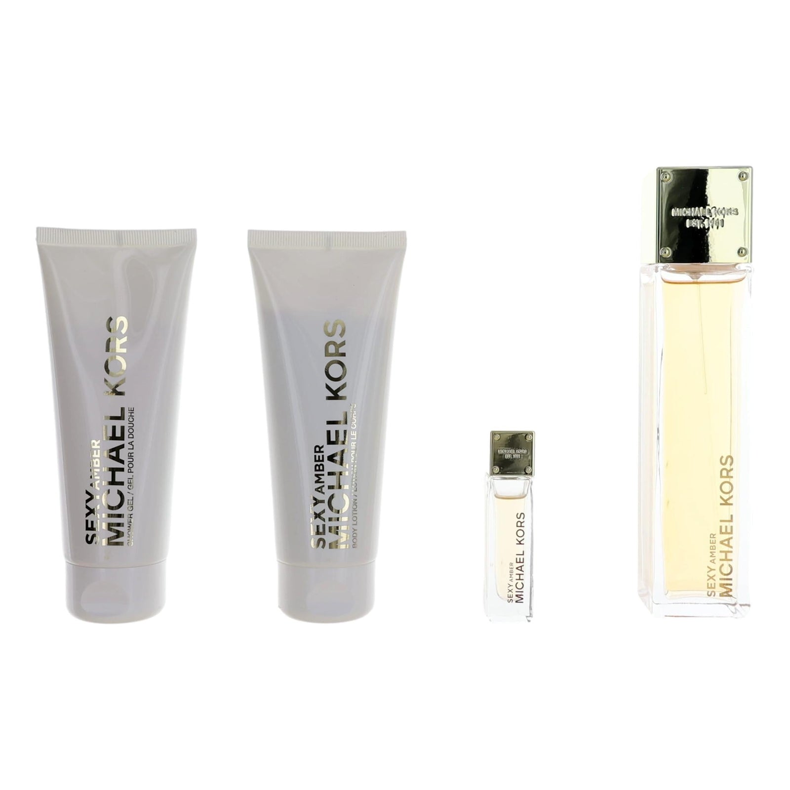 Michael Kors Sexy Amber By Michael Kors, 4 Piece Gift Set For Women - Rochan Shop