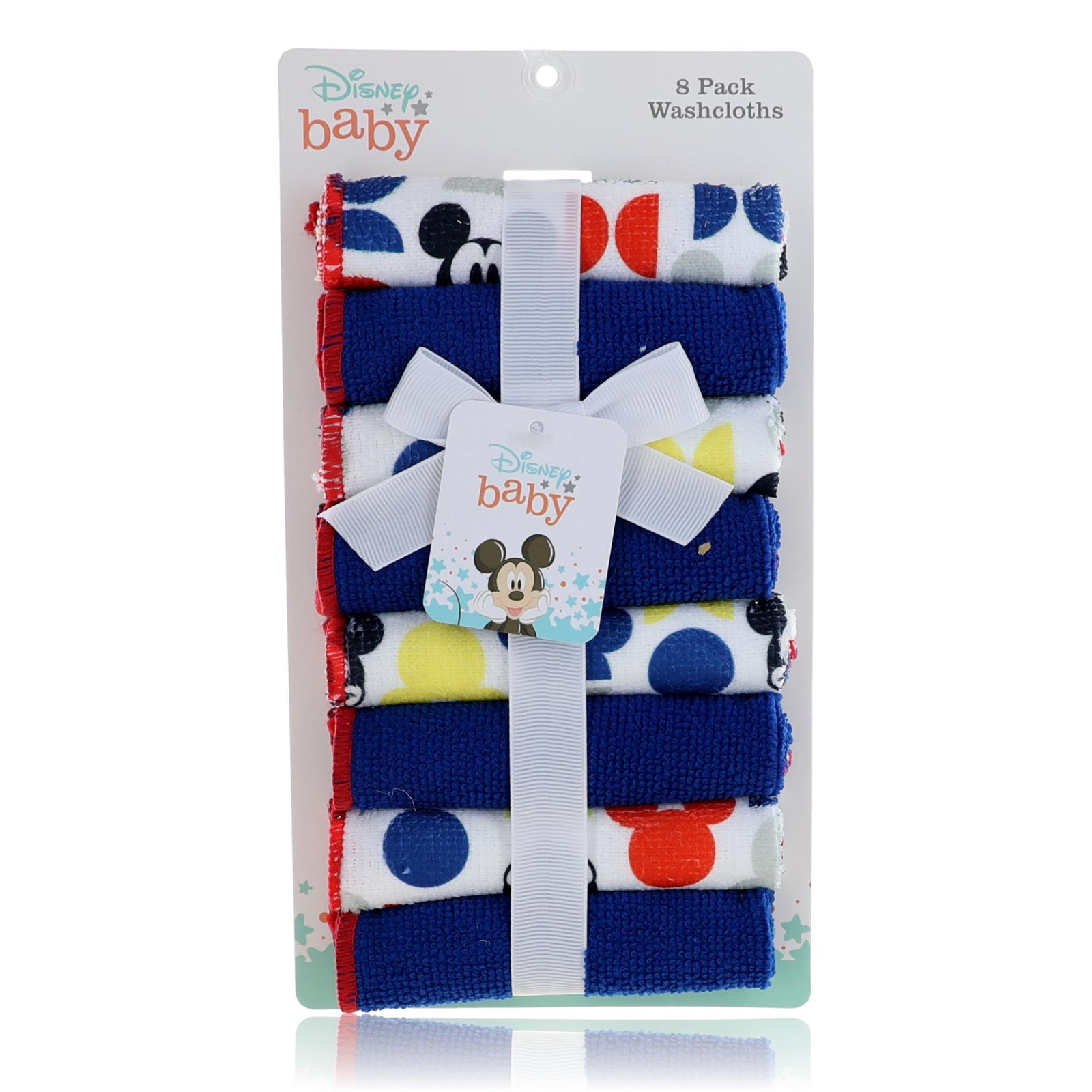 Mickey Mouse Washcloths By Disney, 8 Pack For Baby Bright - Rochan Shop