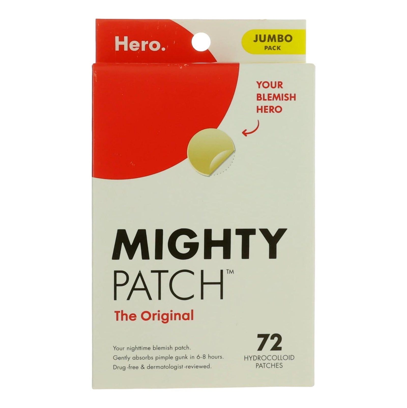 Mighty Patch By Hero Cosmetics, 72 Hydrocolloid Patches - Rochan Shop