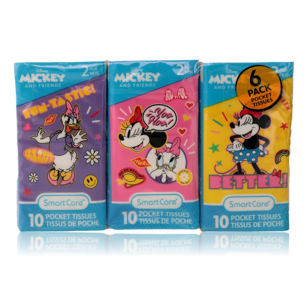 Minnie &amp; Daisy By Disney, 6 Pack 10 Pocket Tissues - Rochan Shop