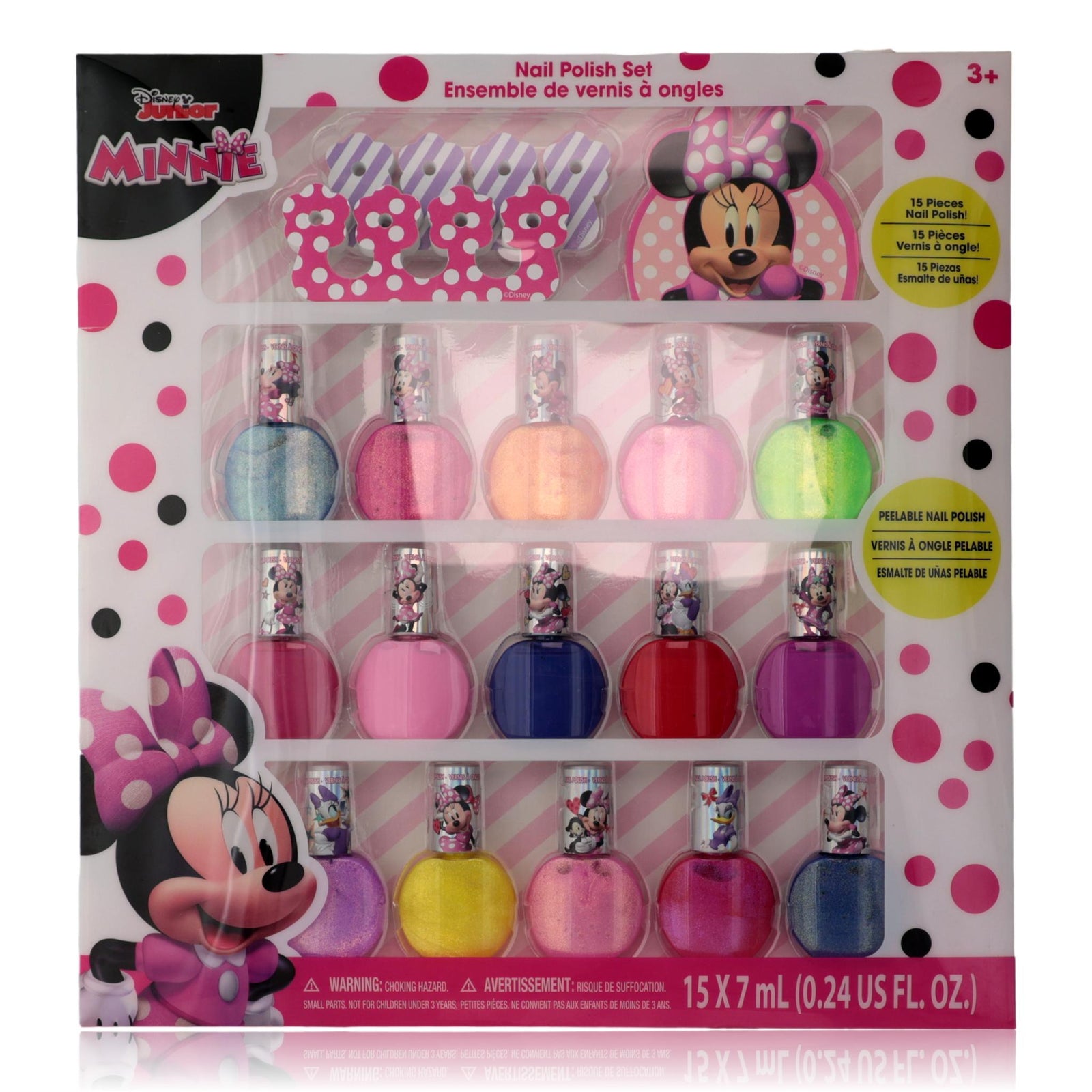 Minnie Mouse By Disney, 15 Piece Nail Polish Set For Kids - Rochan Shop